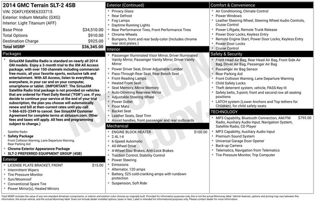 2014 GMC Terrain SLT-2
