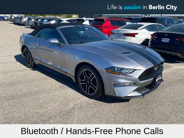 Silver Metallic 2022 Ford Mustang EcoBoost Premium Convertible RWD Convertible Rear-Wheel Drive Automatic