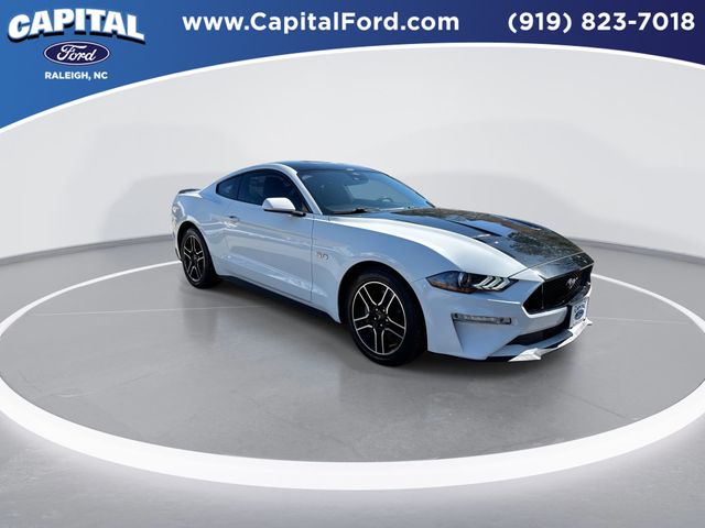 Used 2021 Ford Mustang GT with VIN 1FA6P8CF3M5154432 for sale in Raleigh, NC