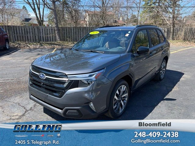 Gray Metallic 2025 Subaru Forester Touring Crossover AWD SUV / Crossover All-Wheel Drive Continuously Variable Transmission