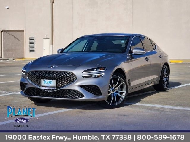 Savile Silver 2025 Genesis G70 2.5T Standard RWD Sedan Rear-Wheel Drive 8-Speed Automatic