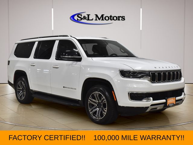 Bright White Clearcoat 2024 Jeep Wagoneer L SUV / Crossover Four-Wheel Drive 8-Speed Automatic