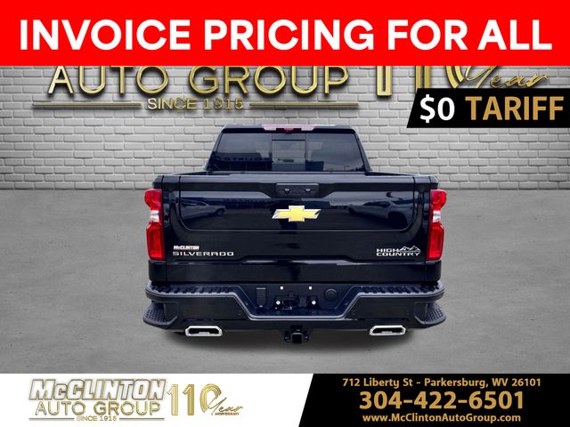 2025 Black Chevrolet Silverado 1500 High Country 4X4 Truck