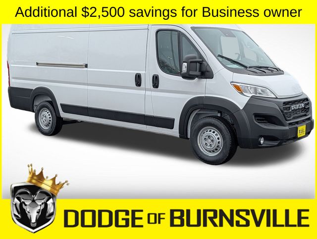 Bright White Clearcoat 2026 RAM ProMaster 3500 Tradesman 159 High Roof Extended Cargo Van FWD Van Front-Wheel Drive 9-Speed Automatic