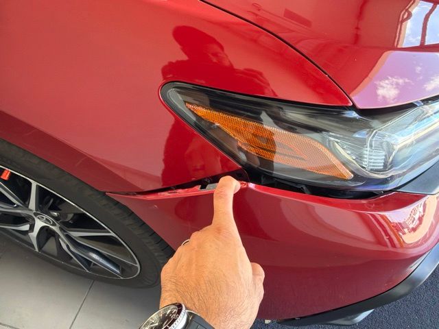 2021 Toyota Camry SE Red at Community Toyota