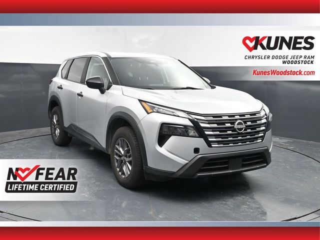 Brilliant Silver Metallic 2024 Nissan Rogue SUV / Crossover All-Wheel Drive Continuously Variable Transmission