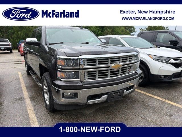 Gray (Tungsten Metallic) 2015 Chevrolet Silverado 1500 Pickup Truck Four-Wheel Drive 6-Speed Automatic Overdrive