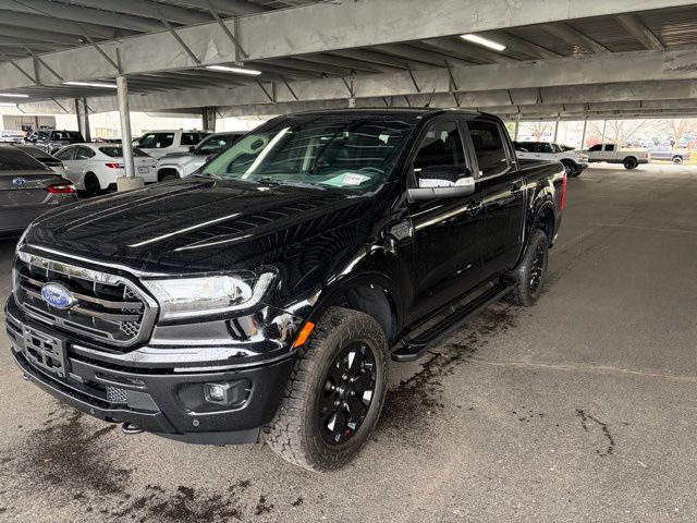 Shadow Black 2020 Ford Ranger Lariat SuperCrew 4WD Pickup Truck Four-Wheel Drive Automatic