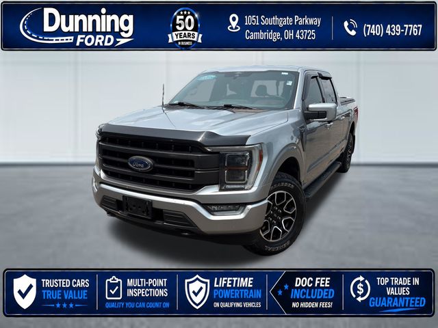 Iconic Silver Metallic 2021 Ford F-150 Pickup Truck Four-Wheel Drive Automatic