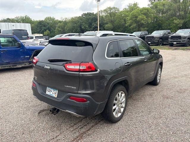2016 Granite Crystal Metallic Clearcoat Jeep Cherokee Limited 4X4 SUV