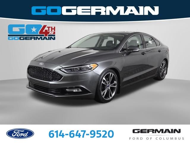 Gray (Magnetic) 2017 Ford Fusion Sedan Front-Wheel Drive 6-Speed Automatic