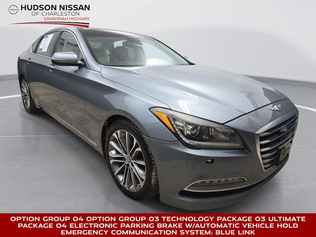 Parisian Gray 2016 Hyundai Genesis Sedan 8-Speed Automatic