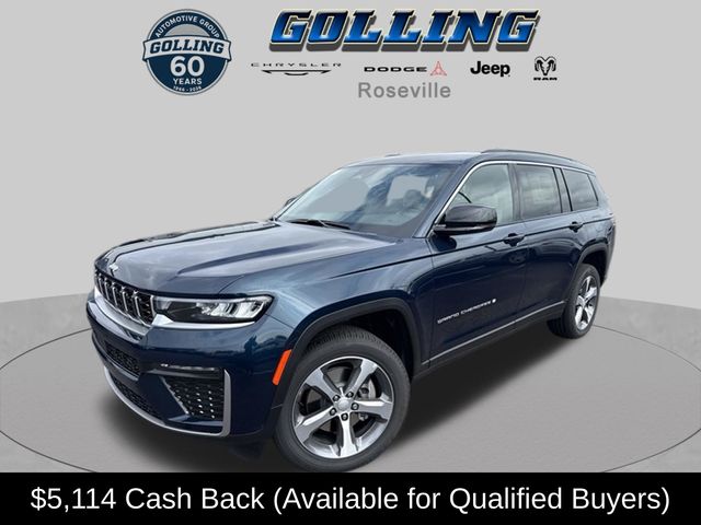 Fathom Blue Pearlcoat 2026 Jeep Grand Cherokee L SUV / Crossover Four-Wheel Drive 8-Speed Automatic