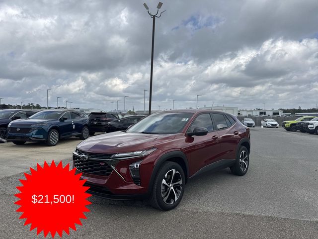 Red (Crimson Metallic) 2024 Chevrolet Trax RS with 1RS FWD SUV / Crossover Front-Wheel Drive 6-Speed Automatic