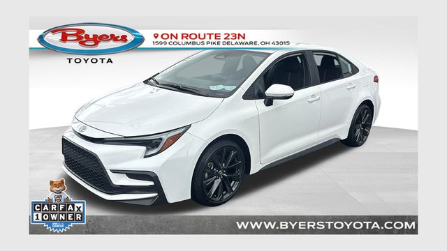 Ice Cap 2025 Toyota Corolla SE FWD Sedan Front-Wheel Drive Continuously Variable Transmission