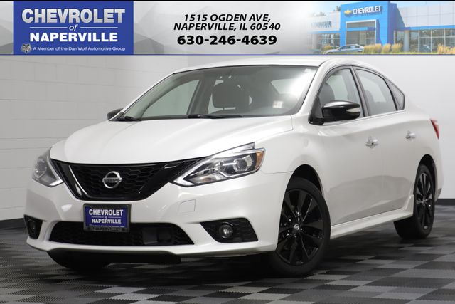 Aspen White 2018 Nissan Sentra SR FWD Sedan Front-Wheel Drive Continuously Variable Transmission