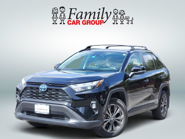 Midnight Black Metallic 2023 Toyota RAV4 Hybrid SUV / Crossover All-Wheel Drive Continuously Variable Transmission