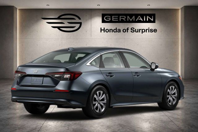 New 2026 Meteorite Gray Metallic Honda LX Sedan image 3