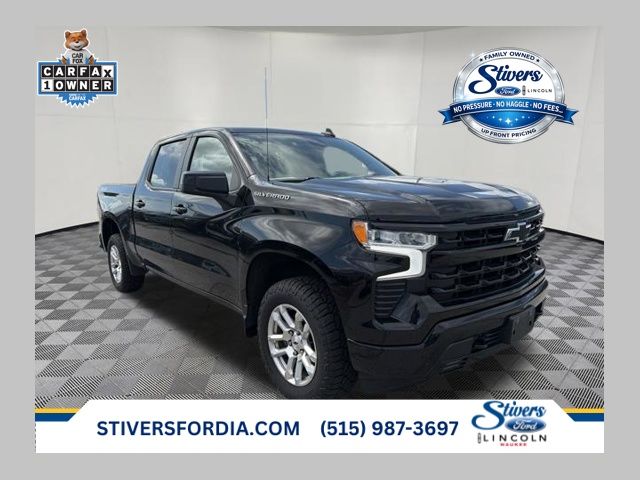 Black 2023 Chevrolet Silverado 1500 Pickup Truck Four-Wheel Drive 8-Speed Automatic