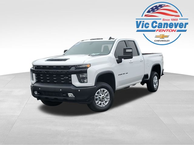 Summit White 2022 Chevrolet Silverado 2500HD LT Double Cab 4WD Pickup Truck Four-Wheel Drive Automatic