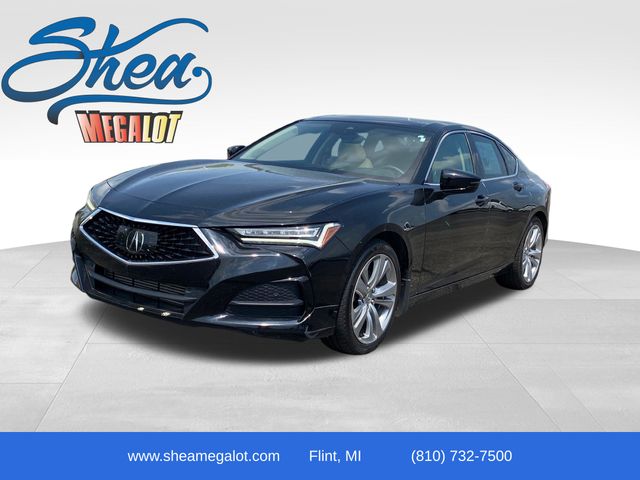Black 2021 Acura TLX SH-AWD with Technology Package Sedan All-Wheel Drive Automatic