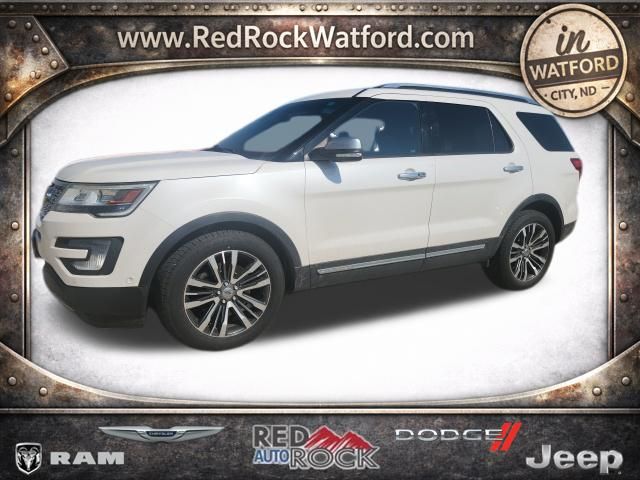 White Platinum Clearcoat Metallic 2016 Ford Explorer SUV / Crossover All-Wheel Drive 6-Speed Automatic