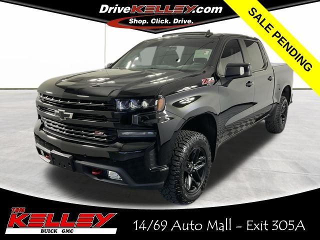 Black 2019 Chevrolet Silverado 1500 LT Trail Boss Crew Cab 4WD Pickup Truck Four-Wheel Drive 8-Speed Automatic