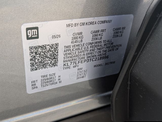 2026 Chevrolet Trax LS Gray at Classic Chevrolet Galveston
