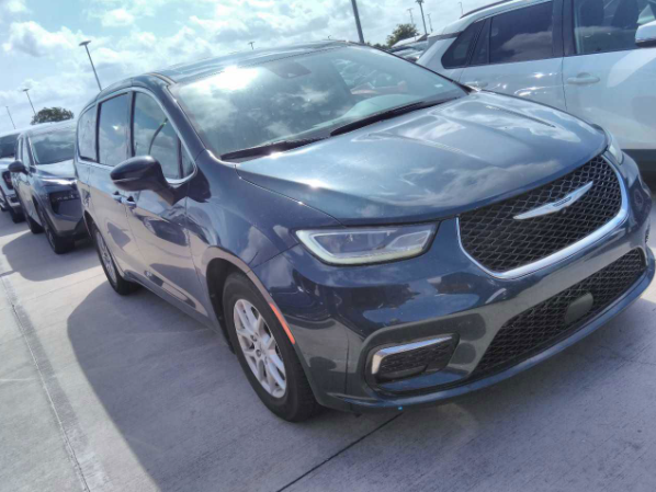 2023 Blue Chrysler Pacifica Touring L FWD Van