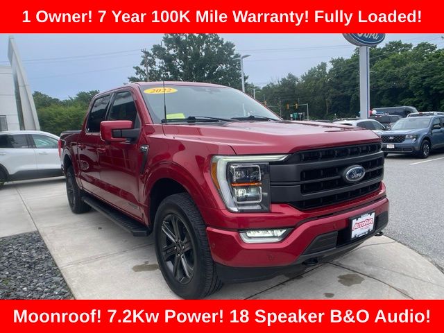 Rapid Red Metallic Tinted Clearcoat 2022 Ford F-150 Pickup Truck Four-Wheel Drive Automatic