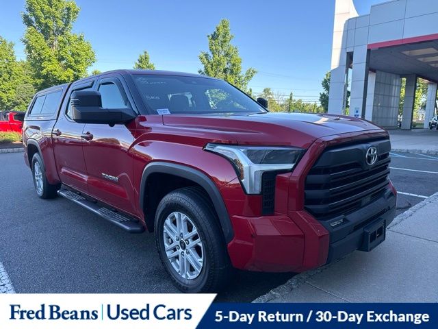 Supersonic Red 2023 Toyota Tundra SR5 CrewMax Cab LB 4WD Pickup Truck Four-Wheel Drive Automatic