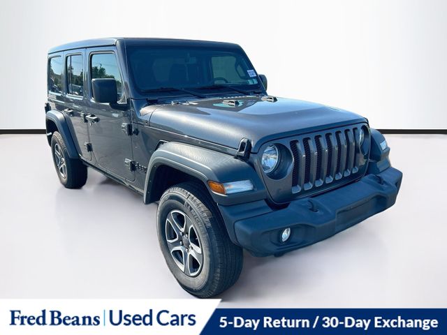 Gray (Granite Crystal Metallic Clearcoat) 2021 Jeep Wrangler SUV / Crossover Four-Wheel Drive 8-Speed Automatic