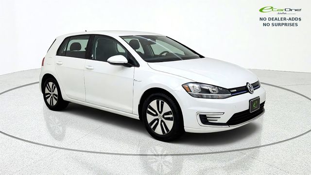 Pure White 2019 Volkswagen e-Golf Hatchback Front-Wheel Drive Automatic
