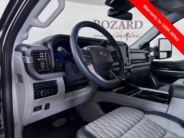 2024 Agate Black Metallic Ford Super Duty F-250 SRW Limited 4X4 Truck