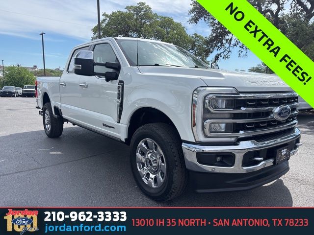 White Metallic 2024 Ford F-350 Super Duty Pickup Truck Four-Wheel Drive Automatic