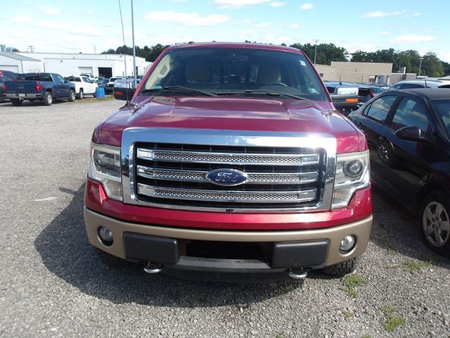 Red 2013 Ford F-150 Pickup Truck Four-Wheel Drive 6-Speed Automatic