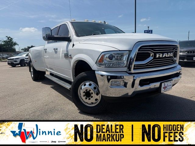 Bright White Clearcoat 2018 RAM 3500 Pickup Truck Four-Wheel Drive 6-Speed Automatic