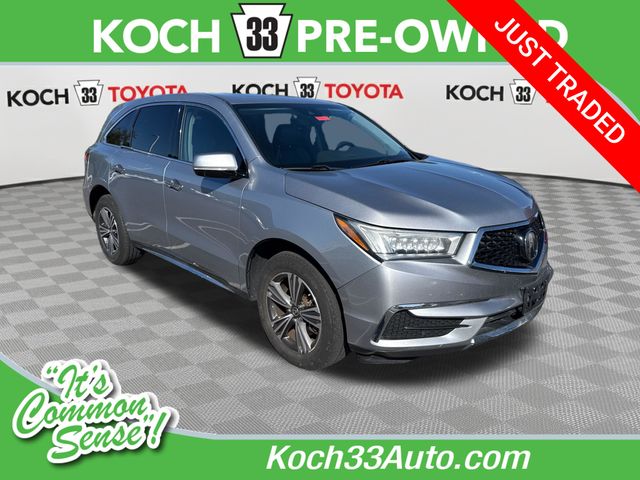 Lunar Silver Metallic 2017 Acura MDX SUV / Crossover All-Wheel Drive 9-Speed Automatic