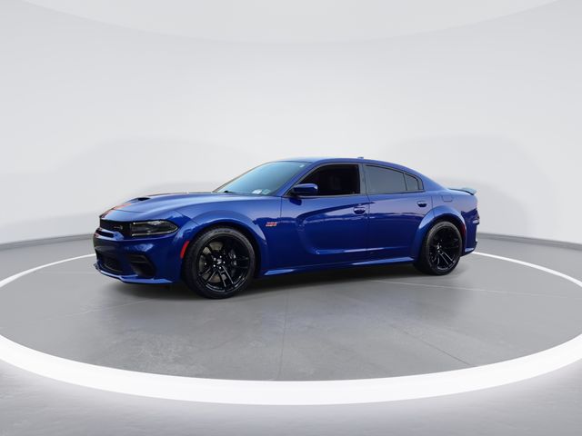 Used 2021 Blue Dodge R/T Scat Pack Widebody image 4