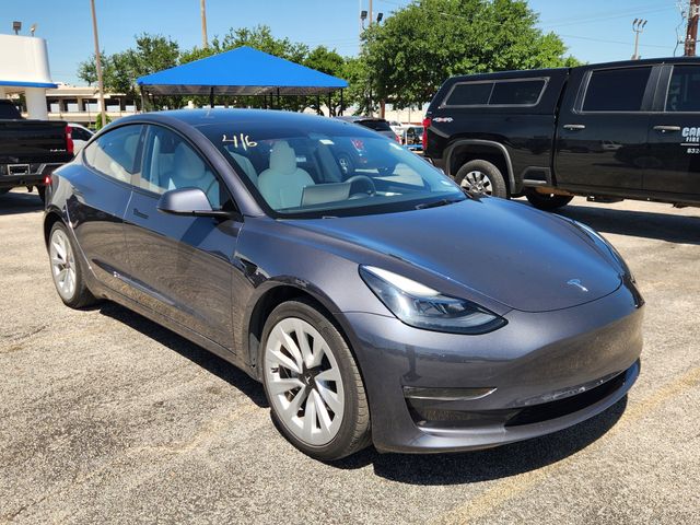 Pearl White Multi-Coat 2023 Tesla Model 3 RWD Sedan Rear-Wheel Drive 1-Speed Automatic