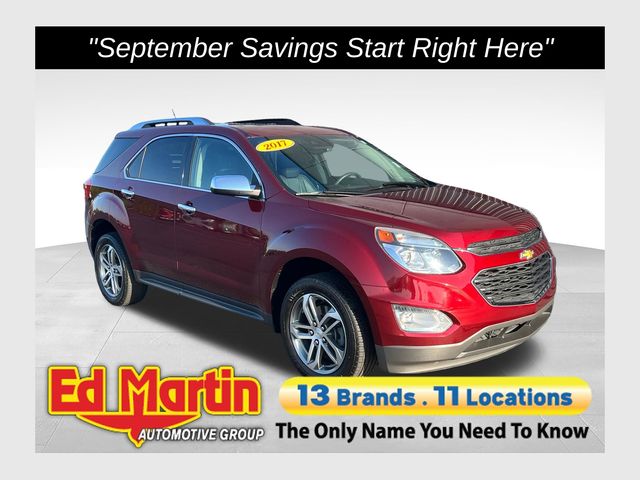 Red Tintcoat 2017 Chevrolet Equinox SUV / Crossover All-Wheel Drive 6-Speed Automatic Overdrive