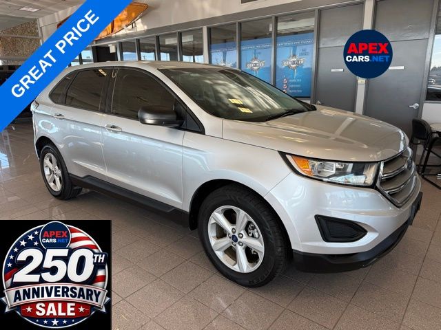 Ingot Silver 2017 Ford Edge SE SUV / Crossover Front-Wheel Drive 6-Speed Automatic