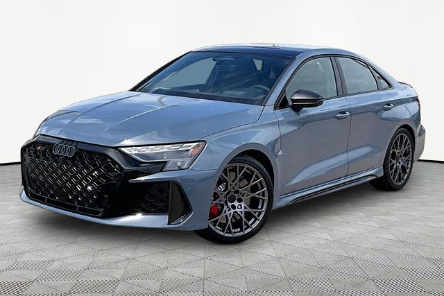Blue 2026 Audi RS 3 Sedan All-Wheel Drive 7-Speed Automatic