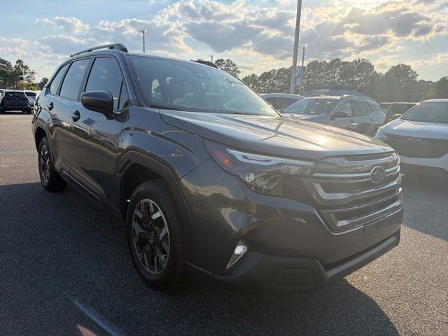 Gray Metallic 2025 Subaru Forester Premium Crossover AWD SUV / Crossover All-Wheel Drive Continuously Variable Transmission