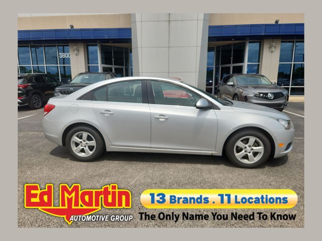 Silver Ice Metallic 2014 Chevrolet Cruze Sedan Front-Wheel Drive 6-Speed Automatic Overdrive