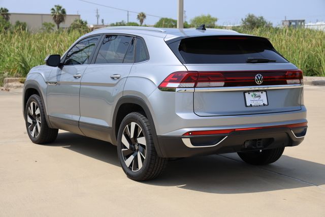 2024 Volkswagen Atlas Cross Sport 2.0T SE w/Technology Silver at Bayway Cadillac of The Woodlands