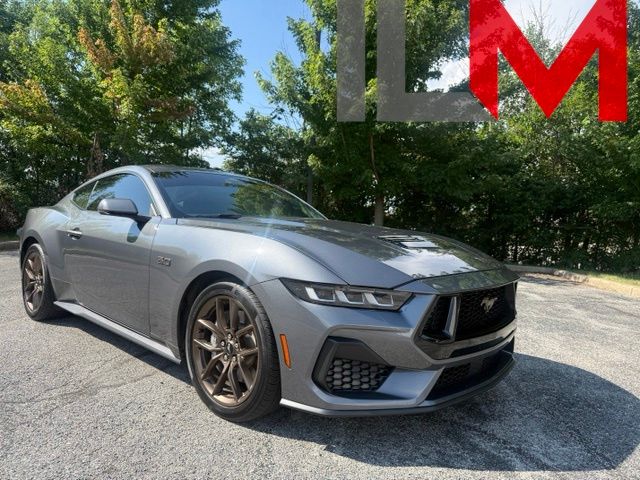 Gray Metallic 2024 Ford Mustang Coupe Rear-Wheel Drive Automatic