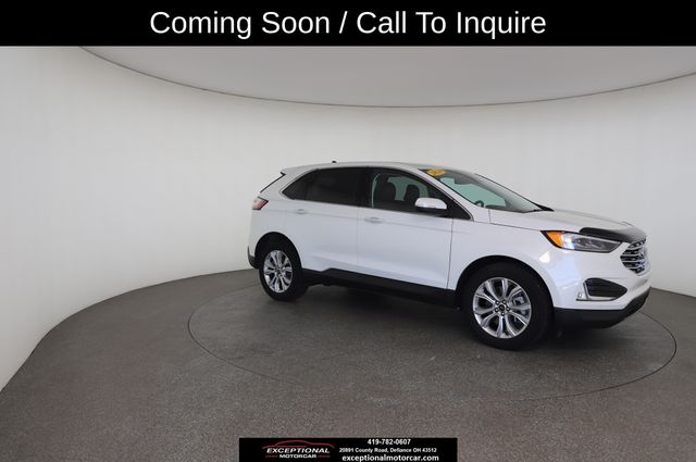 White Metallic 2024 Ford Edge SUV / Crossover All-Wheel Drive 8-Speed Automatic