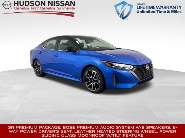 2025 Electric Blue Metallic/Super Black Nissan Sentra SR Sedan