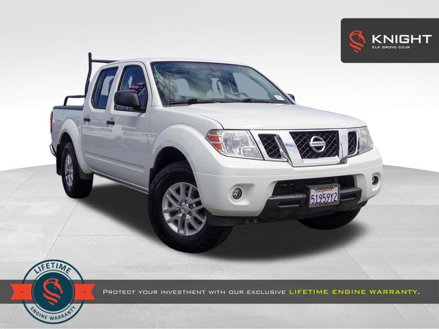 Glacier White 2019 Nissan Frontier Pickup Truck Four-Wheel Drive 5-Speed Automatic Overdrive